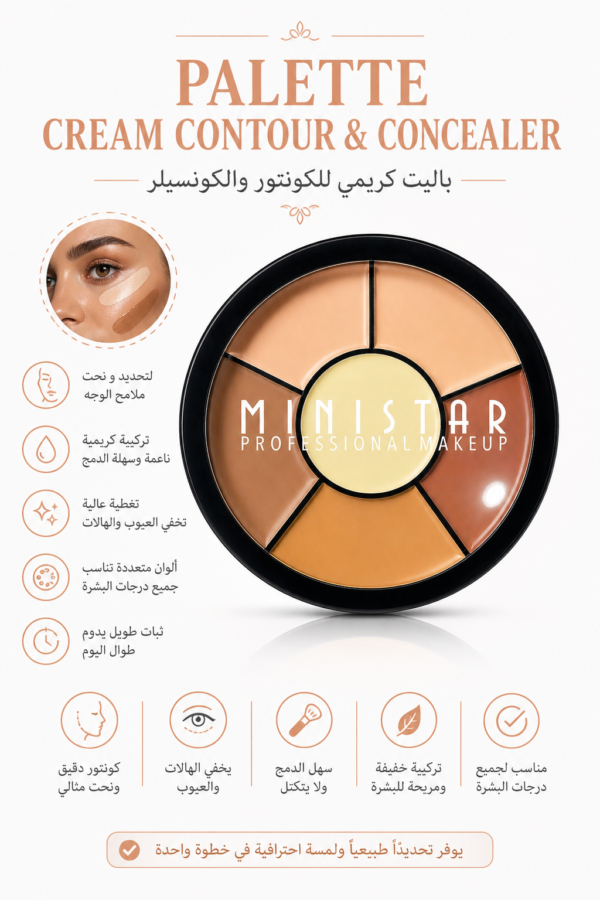 Palette Crème Contour & Correcteur